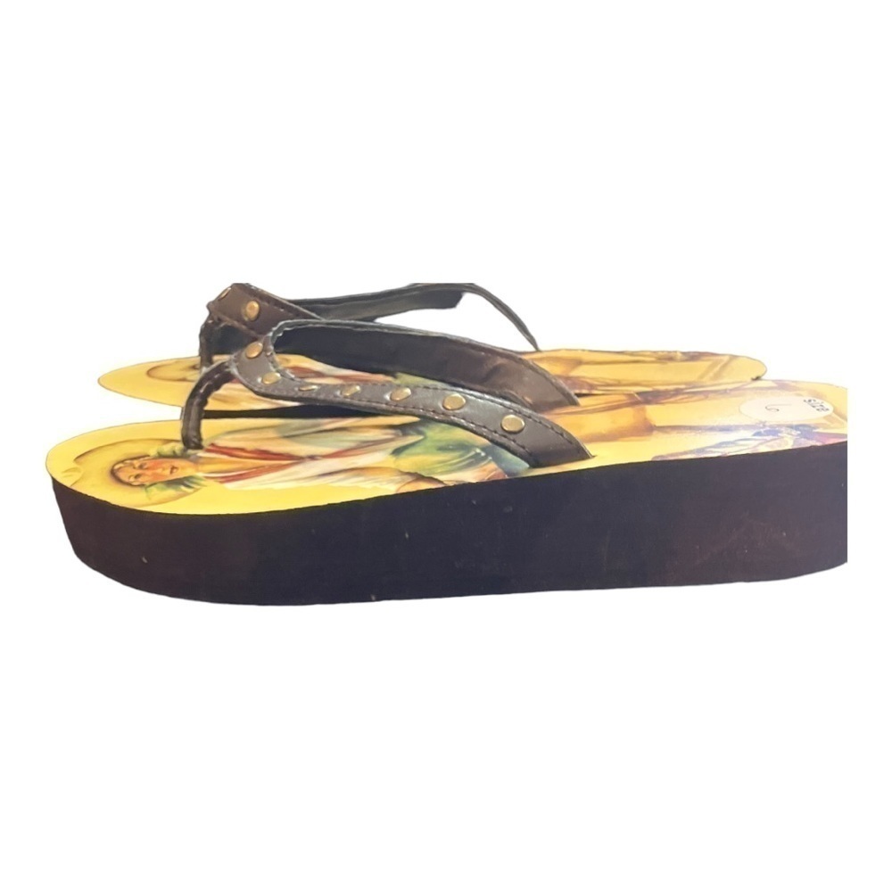 BAREBACK Kicker Flip Flop Built Up 1.25 Size 6 NEW - Picture 3 of 8